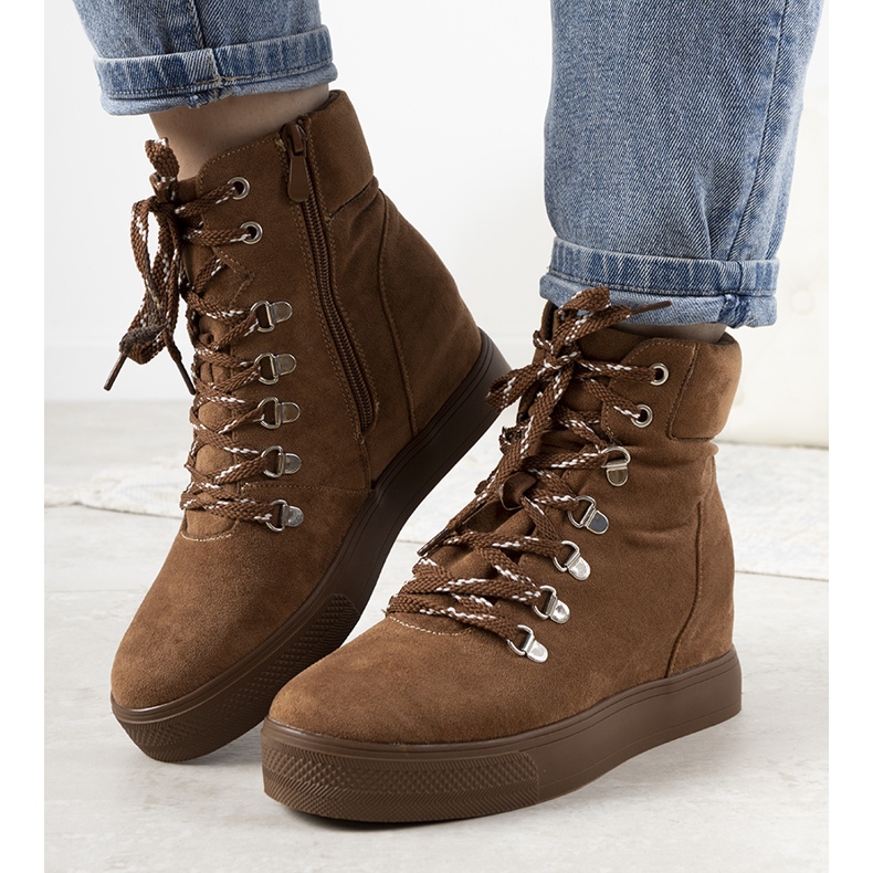 Carmona Winter-Camel-Sneaker braun 1