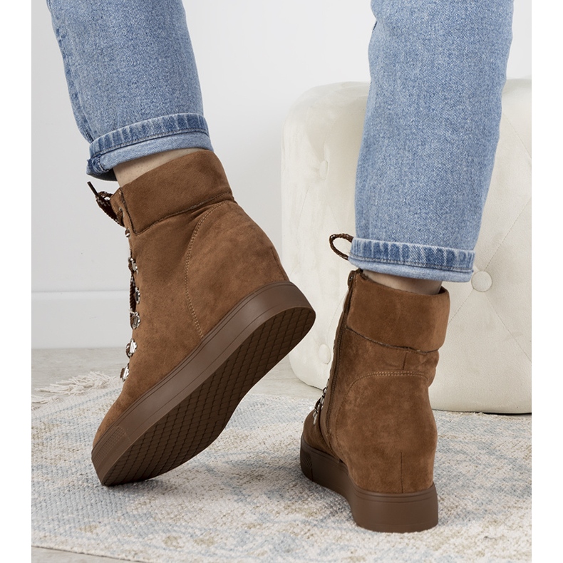 Carmona Winter-Camel-Sneaker braun 2