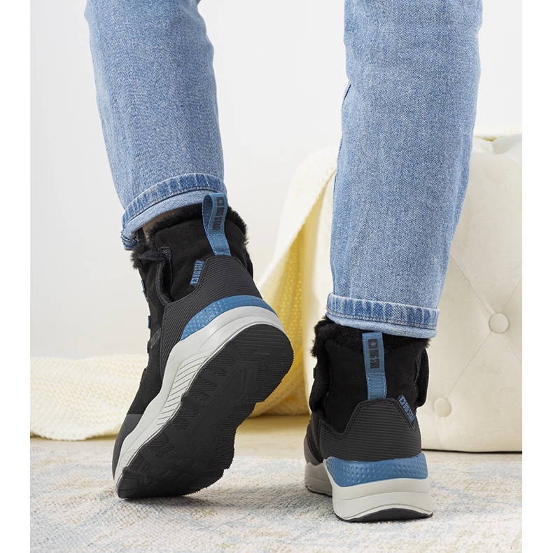 Schwarze, stylische Schneestiefel von Big Star für Damen von Cotto 1