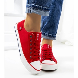 Big Star Rote klassische Turnschuhe DD274339 1