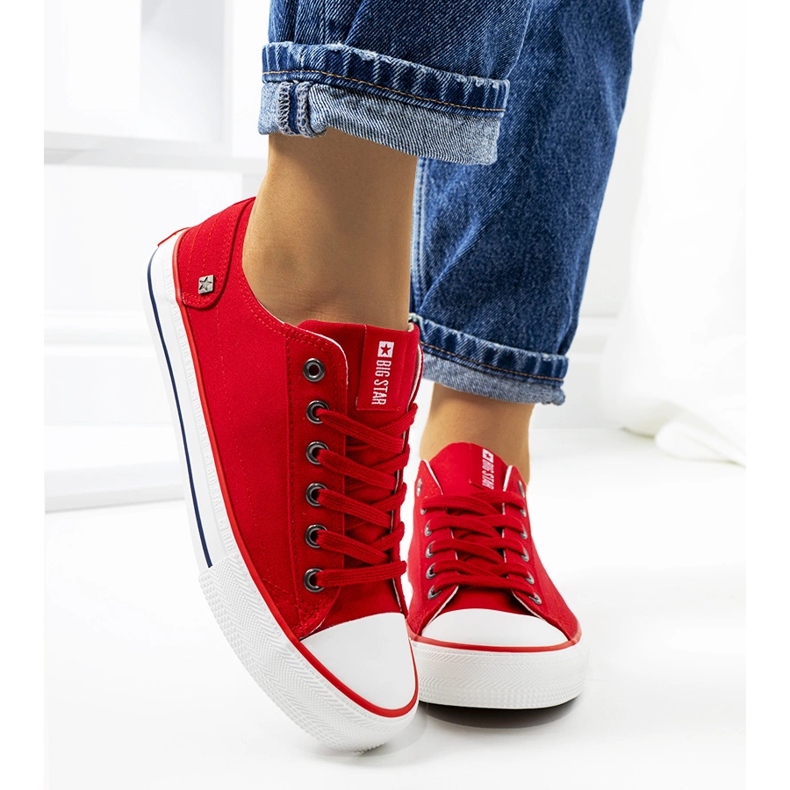 Big Star Rote klassische Turnschuhe DD274339 1