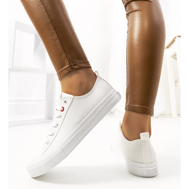 Weiß Big Star Damenturnschuhe JJ274007 1