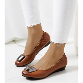 Sofia braune Ballerinas 1