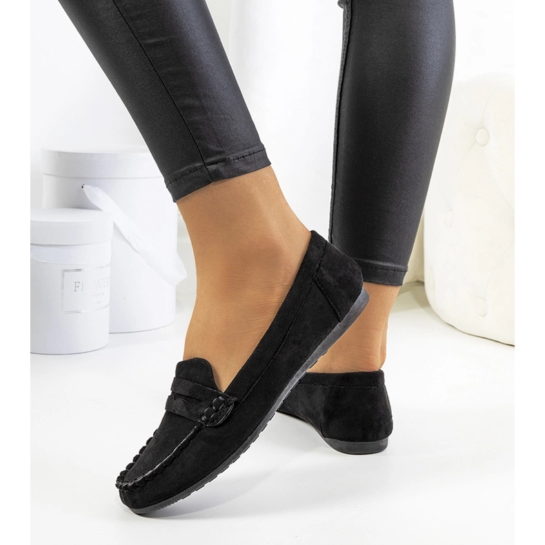 Schwarze Nieves-Slipper für Damen 1