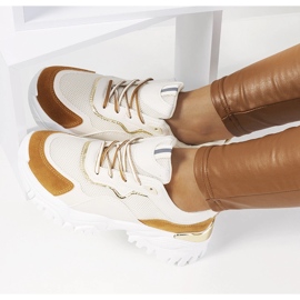 Beige Sportschuhe von Osorio 2