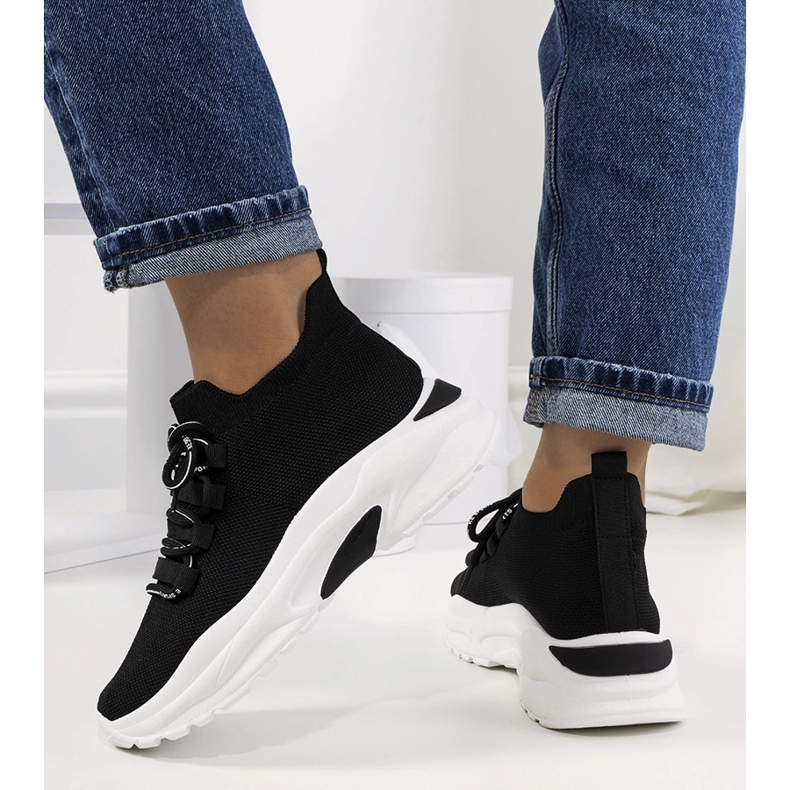 Schwarze Barraza-Sneaker für Damen 1