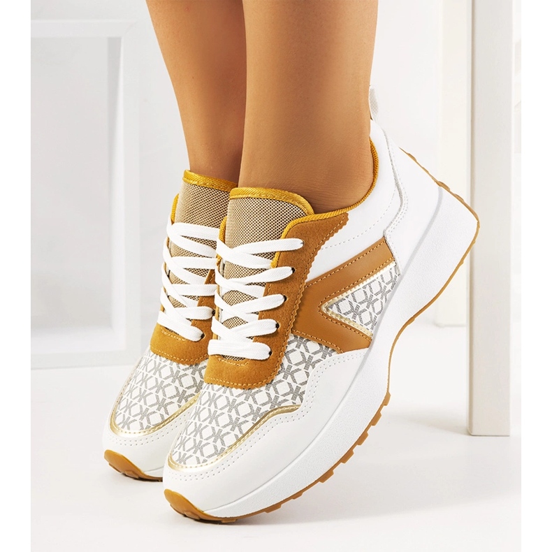Weiße Isham-Sneaker für Damen 1
