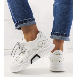 Weiße Turnschuhe für Damen von Delois 1