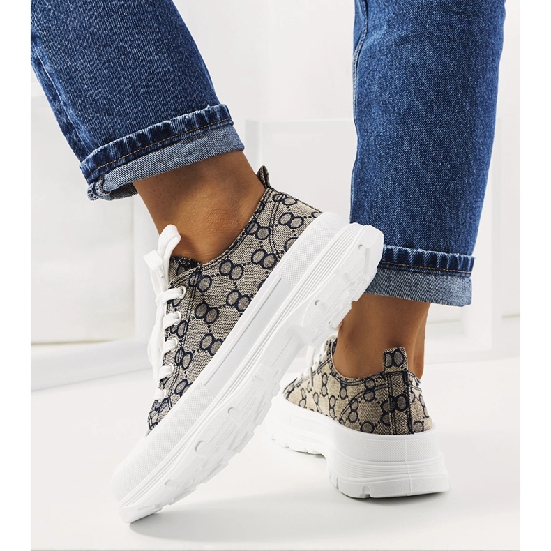 Turnschuhe von Waters in Blau und Beige 1