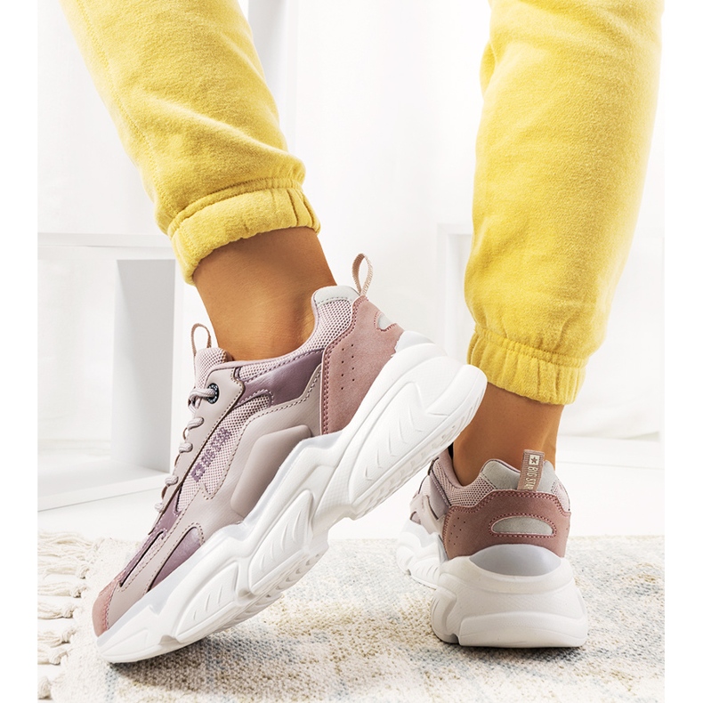 Lila Turnschuhe Big Star HH274258 violett rosa 1