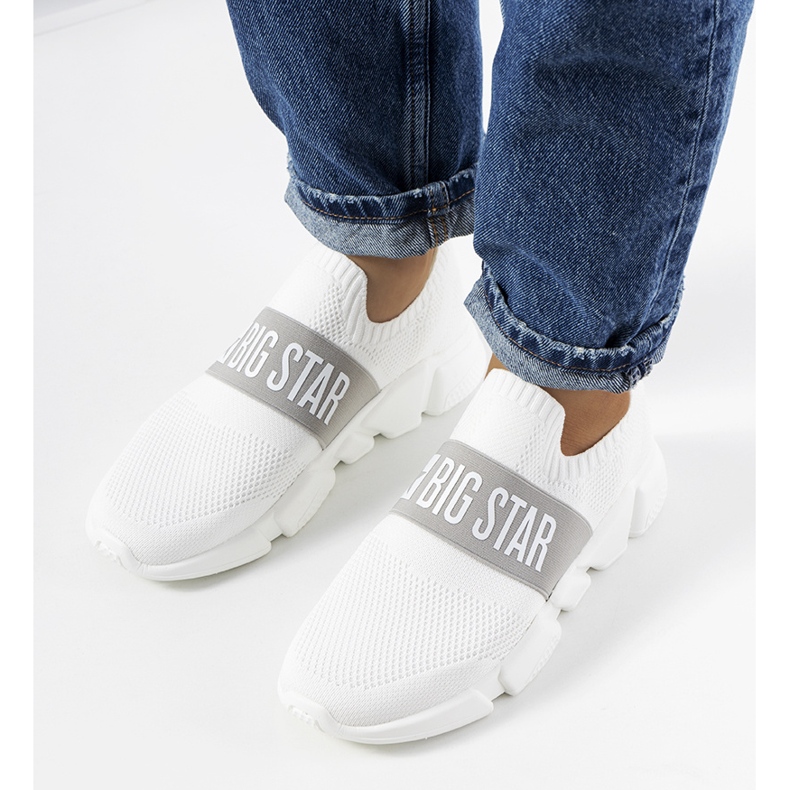 Weiße Sportschuhe Big Star JJ274297 2