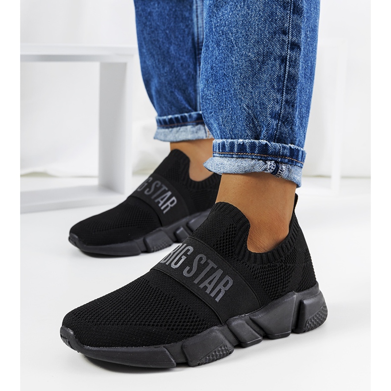 Schwarze Big Star Sportschuhe JJ274296 1