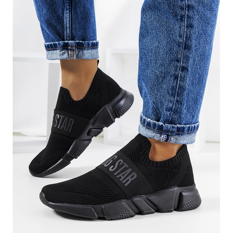 Schwarze Big Star Sportschuhe JJ274296 2