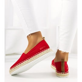 Rote Big Star Damen-Espadrilles HH274494 1