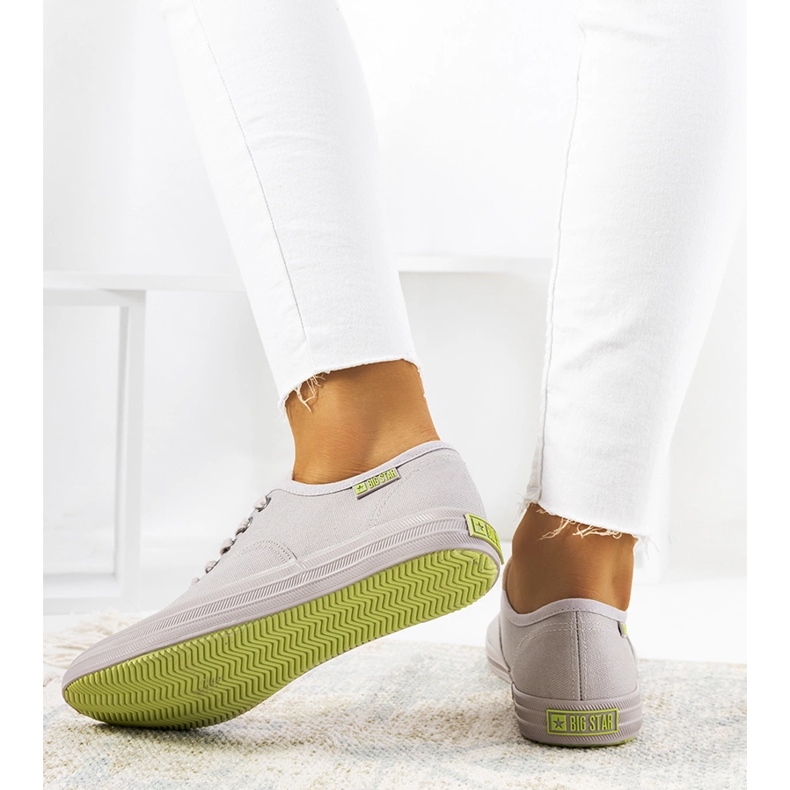 Graue Big Star Damenturnschuhe JJ274264 1