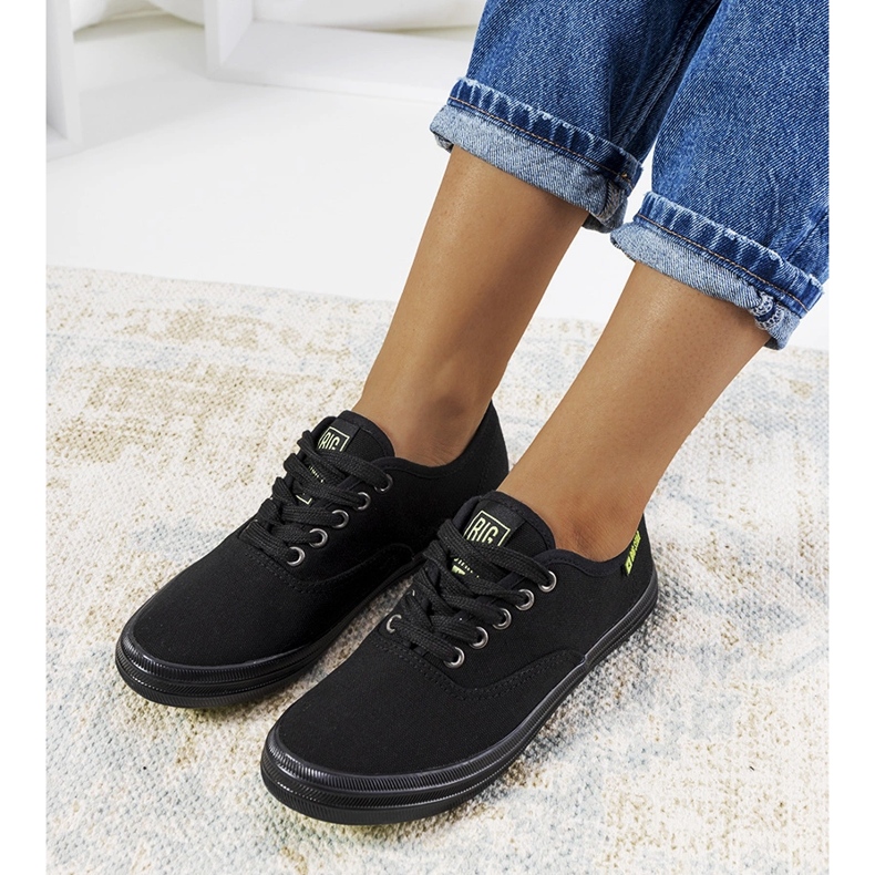 Schwarze Turnschuhe für Damen Big Star JJ274261 1