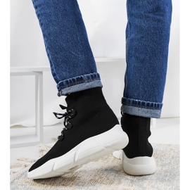 Schwarze Maryann-Turnschuhe 1