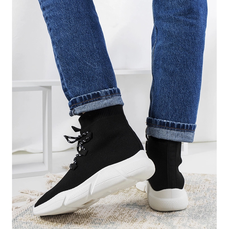 Schwarze Maryann-Turnschuhe 1