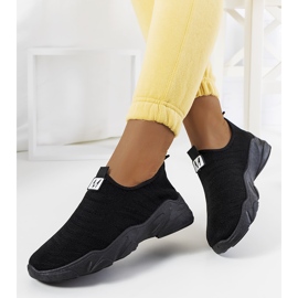 BM Schwarze Aaron-Turnschuhe 1