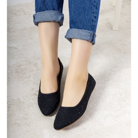 Schwarze Ballerinas für Damen von Kaila 1