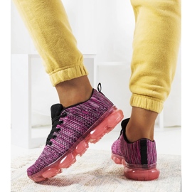 Sportschuhe Anya in Pink Melange schwarz 1