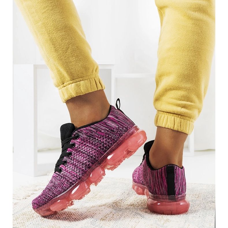 Sportschuhe Anya in Pink Melange schwarz 1