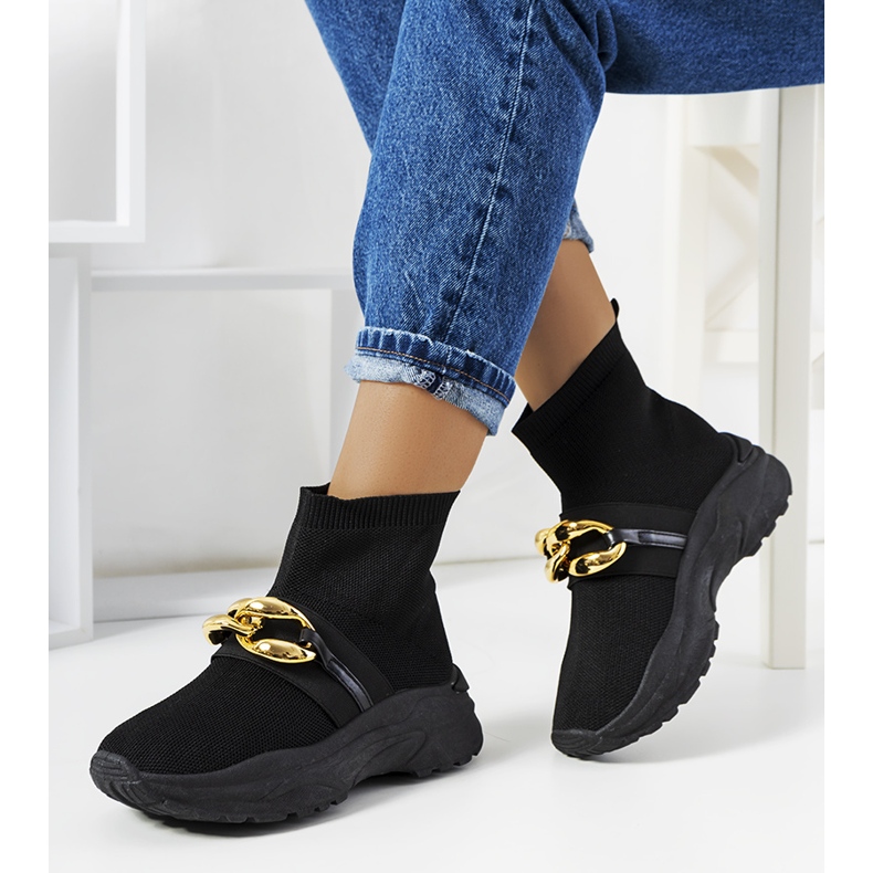 Schwarze High-Top-Sneakers von Martin 1