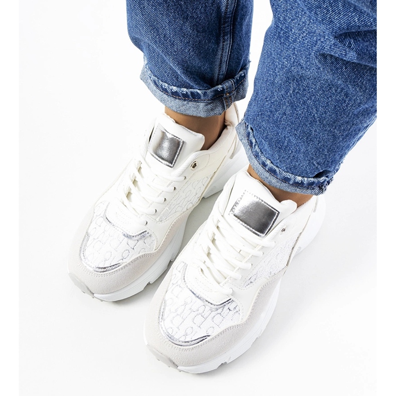 Weiße Viale-Sneaker für Damen 1