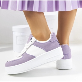 Violette Isotta-Sneaker für Damen weiß 1