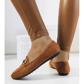 Braune Damen-Slipper von Leila 1