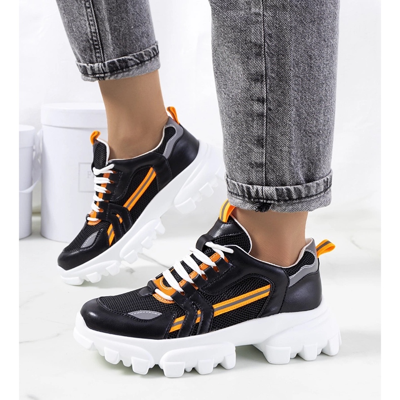 Schwarze Bernier-Sneaker für Damen 1