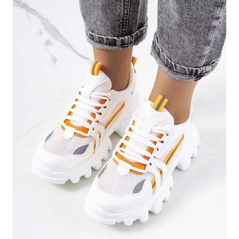 Weiße Turnschuhe für Damen von Bernier 1