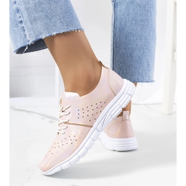 Enid rosa holografische Turnschuhe 1