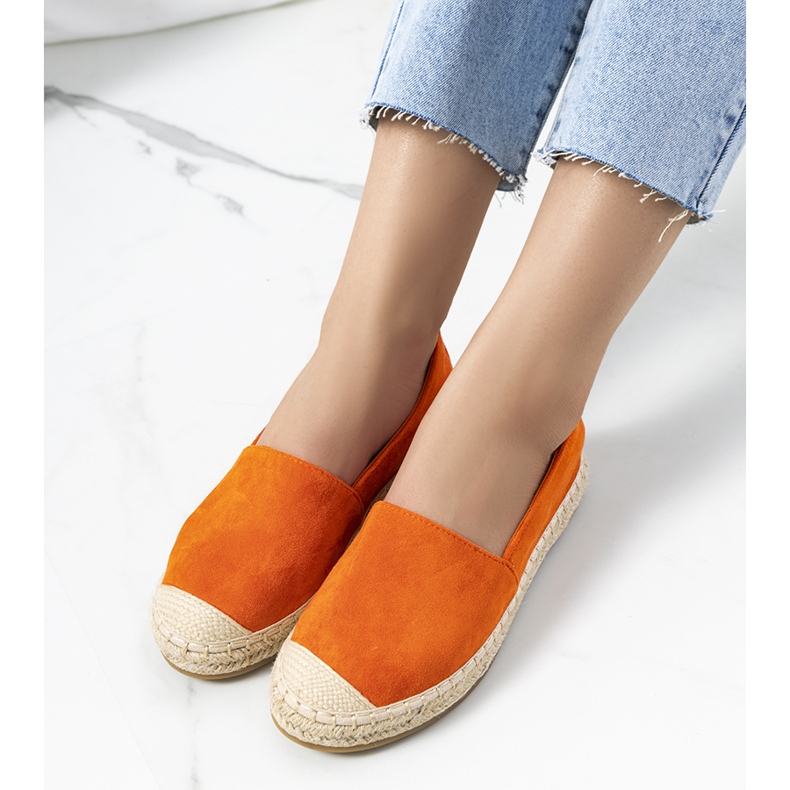 Orange Mathea Damen-Espadrilles 1