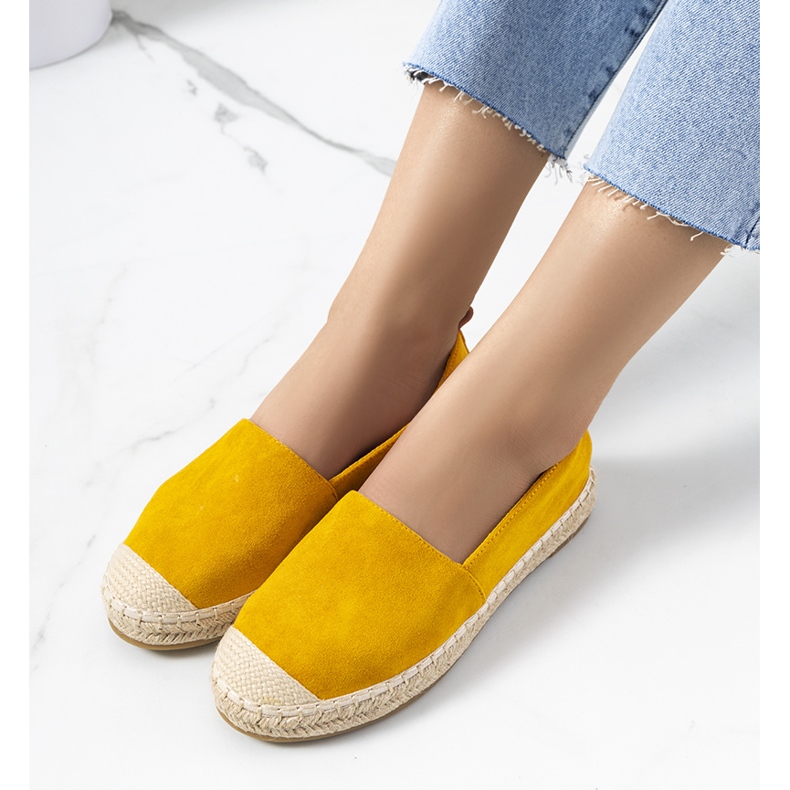 Gelbe Mathea Damen-Espadrilles 1