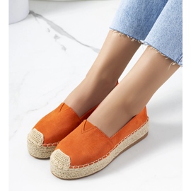 Rhianne Damen-Espadrilles in Orange 1