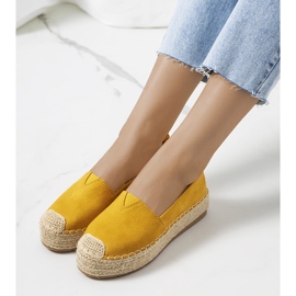 Senffarbene Espadrilles für Damen von Rhianne gelb 1