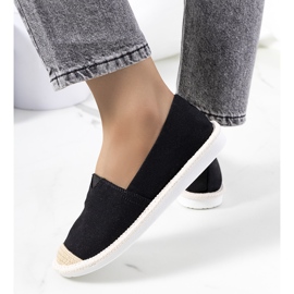 Schwarze Damen-Espadrilles von Tanner 1