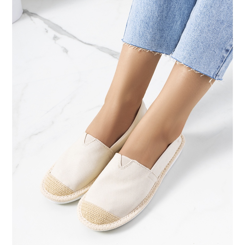 Beige Espadrilles für Damen von Tanner 1