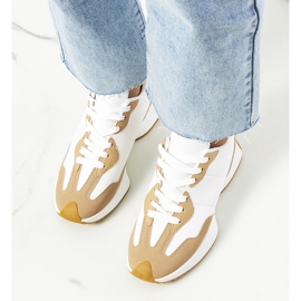 Damensneaker von Cohen in Beige weiß 1