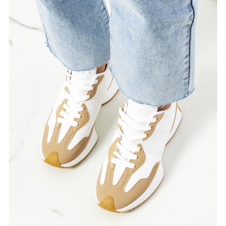 Damensneaker von Cohen in Beige weiß 1