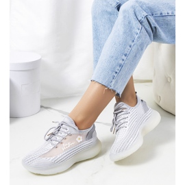 Graue Sportturnschuhe für Damen Molema 1