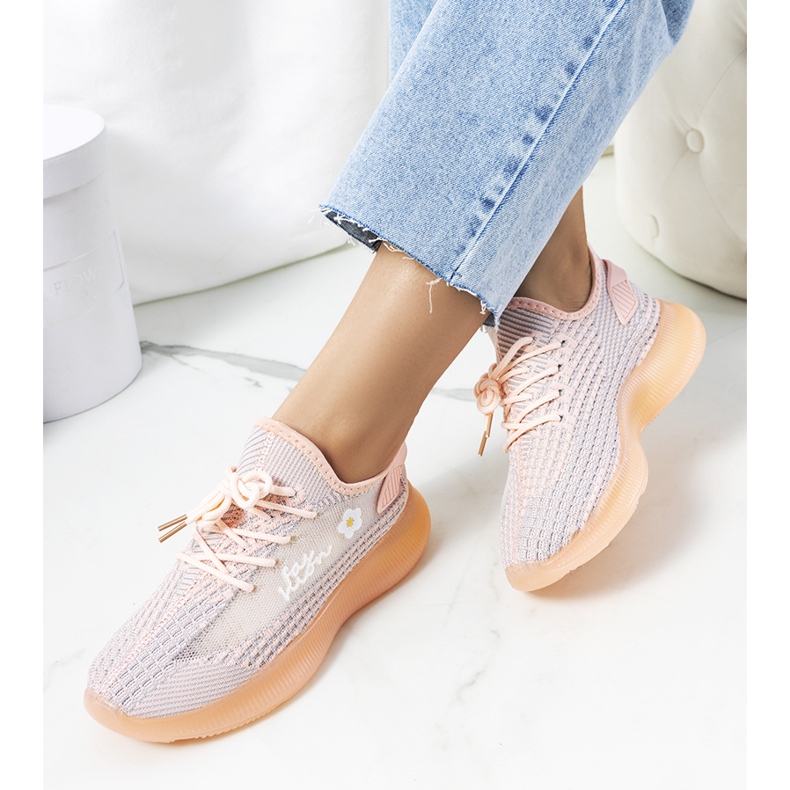 Sportliche Turnschuhe für Damen von Molema in Rosa grau 1