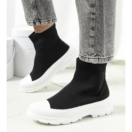 Knöchelhohe Turnschuhe Mickey in Schwarz 1