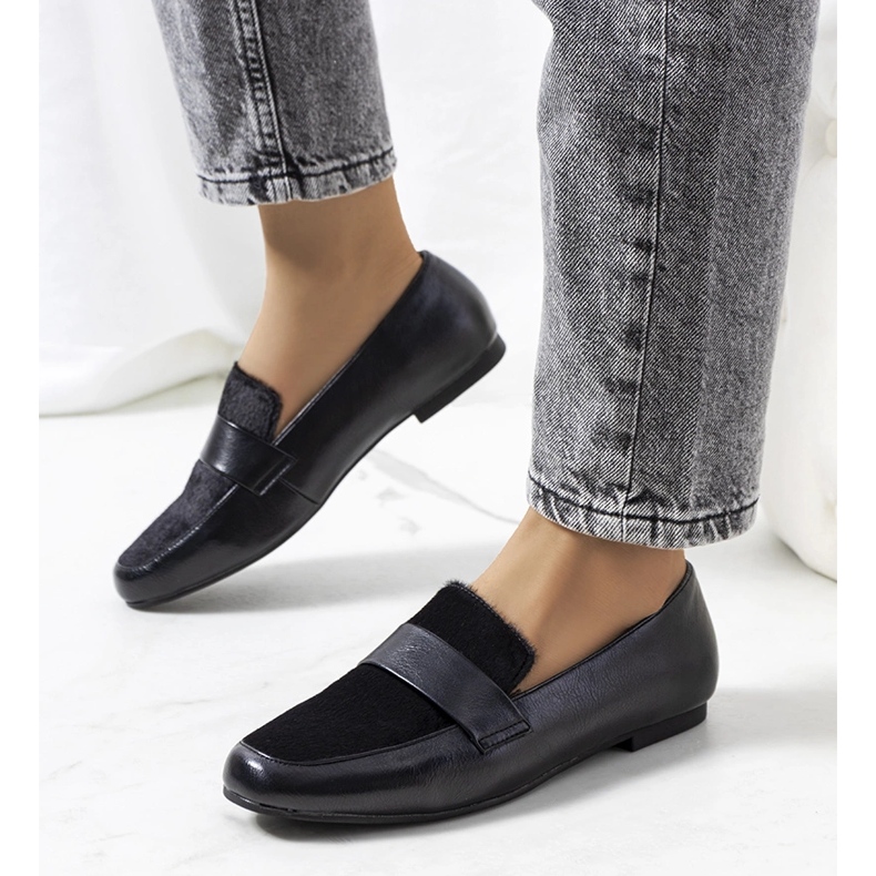 Schwarze Damenschuhe Kolk 1