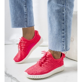 Pinkfarbene Neon-Sneakers von Mulder rosa 1