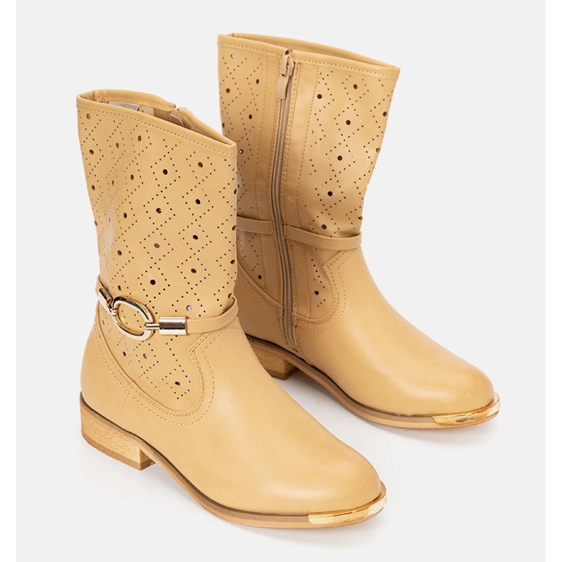 Valley beige Kinderstiefel 1