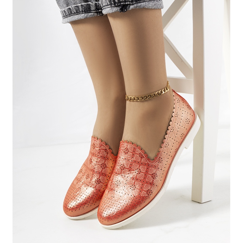 Rote Loafer für Damen von Girvan 1