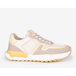 Gelbe Misano-Sneaker für Damen beige 1