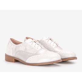 Silberne Halbschuhe für Damen von Hershey 1